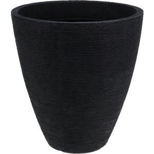 Pot de fleurs rond - Différents modèles - ø 39 x H 42 cm - Gris charbon
