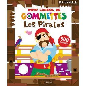 Cachier gommettes Les Pirates - 19,5 x 24 cm - Papier - Multicolore