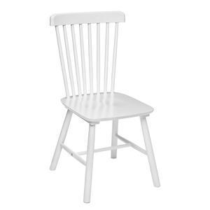 Chaise en bois Isabel - Blanc - Atmosphera