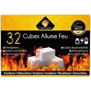 32 cubes allume-feu