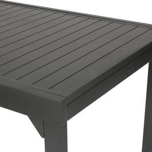 Table extensible Piazza - 200/320 x 100 x H 75 cm - Gris - HESPERIDE