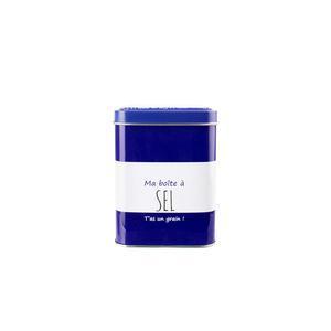 Boîte à sel - L 7.7 x H 10.4 x l 7.7 cm - Bleu - COOK CONCEPT