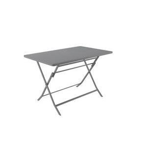 Table Greensboro rectangulaire - 110 x 70 x H 71 cm - Gris ardoise - HESPERIDE