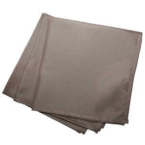 2 serviettes de table Punchy - L 40 x l 40 cm - Marron