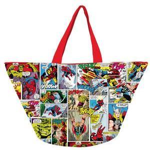 Grand sac Marvel - Polyester - 57 x 30 x 33 cm - Multicolore