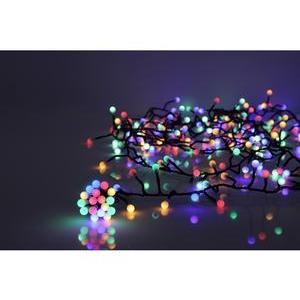 Guirlande électrique boa cerise 100 LED - L 2 m Ext 3 m - Multicolore - FAIRY STARS