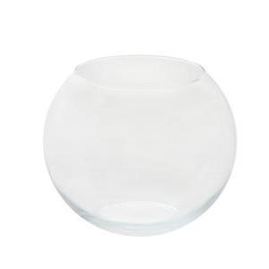 Vase boule - H 25 cm - Transparent