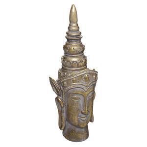 Tête de Bouddha - L. 15,5 x P. 14,5 x H. 43 cm - Atmosphera