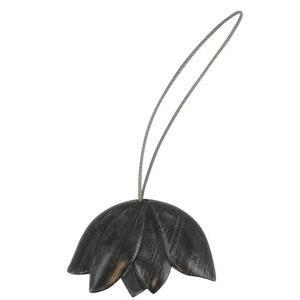 Embrasse aimantée Tulipe - Noir, argent