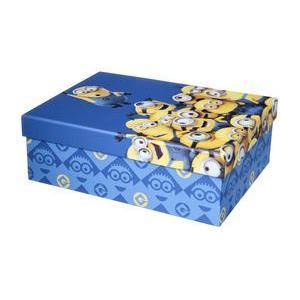 3 boîtes de rangement Minions - Carton - Multicolore