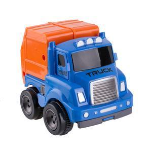 Camion de chantier - Plastique - 8,5 x 7 x 7,5 cm - Multicolore