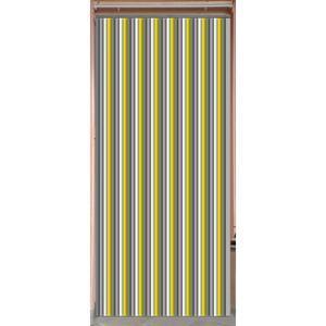Rideau de porte à lanières plastifiées - 90 x 220 cm