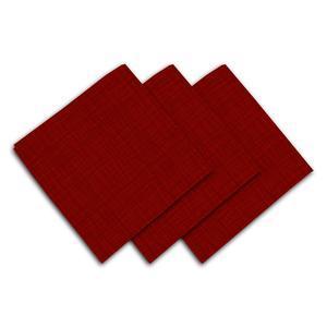 3 serviettes Galaxy - 45 x 45 cm - Rouge