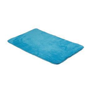 Tapis de bain -  100 % coton - 45 x 75 cm - Bleu turquoise
