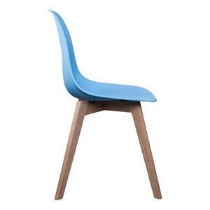 Chaise scandinave coque - Bleu