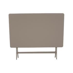 Table Greensboro rectangulaire - 110 x 70 x H 71 cm - Marron taupe - HESPERIDE