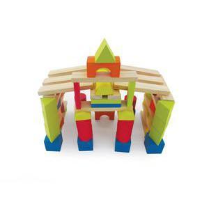 Kit de 5 jeux de construction - Bois - Multicolore