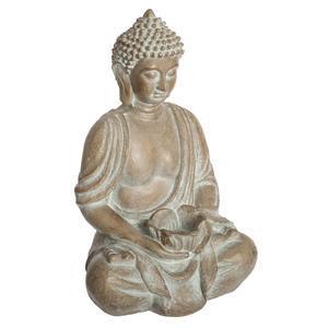 Statue bouddha blanchi H 39