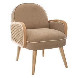 Fauteuil canage enfant taupe