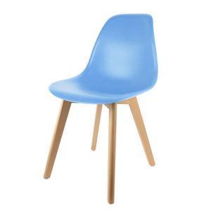 Chaise scandinave coque - Bleu