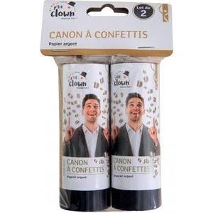Canon à confettis - Argent