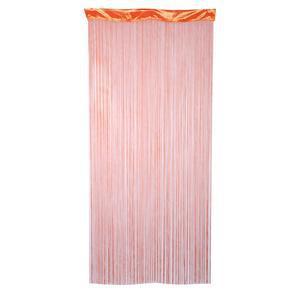 Rideau fils - Polyester - 90 x 200 cm - Orange