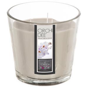 Bougie parfumee verre orchidee blanche nina 500 g