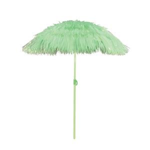 Parasol pour enfant en rafia - Diamètre 1 x H 1,20 cm - Vert