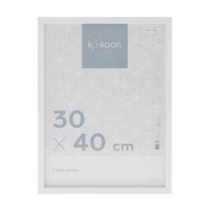Cadre photo Rita - L 40 x l 30 cm - Différents modèles - Blanc - K.KOON