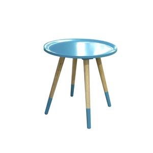 Table basse ronde Poppie - Diamètre 40 x H 40 cm - Bleu