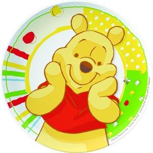 Assiette Winnie The Pooh en mélamine - 20 cm - Multicolore