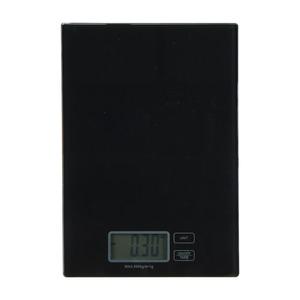 Balance de cuisine électronique - 1 à 5 kg - 22 x 15 cm - noir