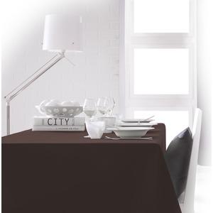 Nappe de table rectangulaire - 150 x 250 cm - Marron cacao