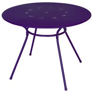 Table Anna - D 95 x H 71 cm - violet prune