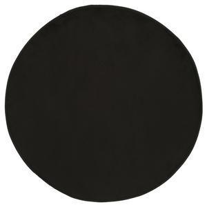 Tapis velours rond - ø 90 cm - Noir