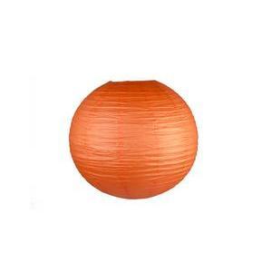 Boule japonaise luminaire - Papier - Diamètre 45 cm - Orange