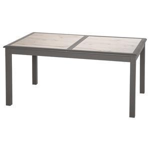 Table extensible Azua - 160/240 x 100 x H 75 cm - Marron - HESPERIDE