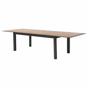 Table Allure - 216/316 x 115 x H 77 cm - Marron miel, praline - HESPERIDE