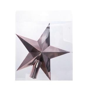 Cimier scintillant étoile - H 20 cm - Rose