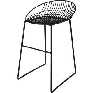Chaise en métal - 40 x 40 x H 60 cm - Noir