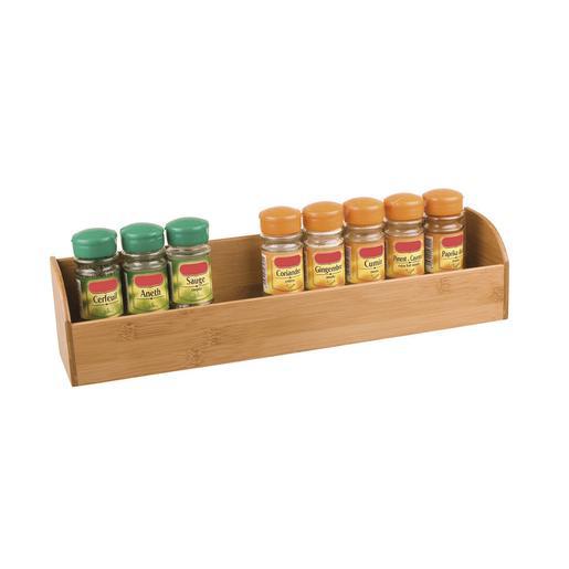 Porte Epices Aimante Bambou Marron Materiel De Cuisine La