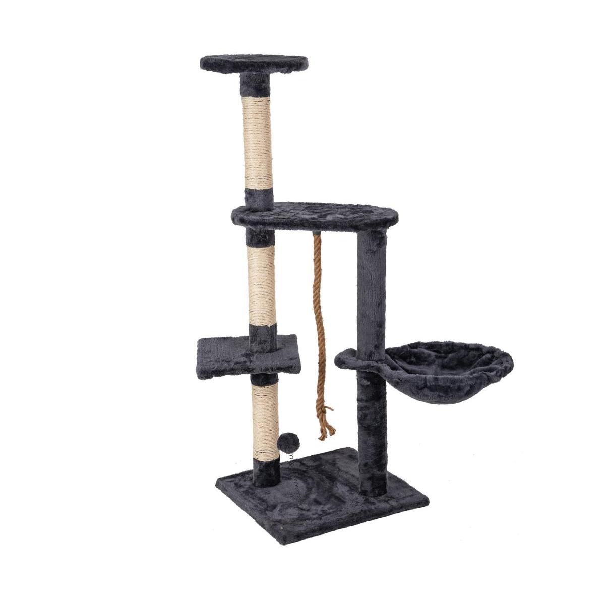 Arbre A Chat 40 X H 110 X 40 Cm Marron Gris Arbres A Chat Et Griffoirs La Foir Fouille