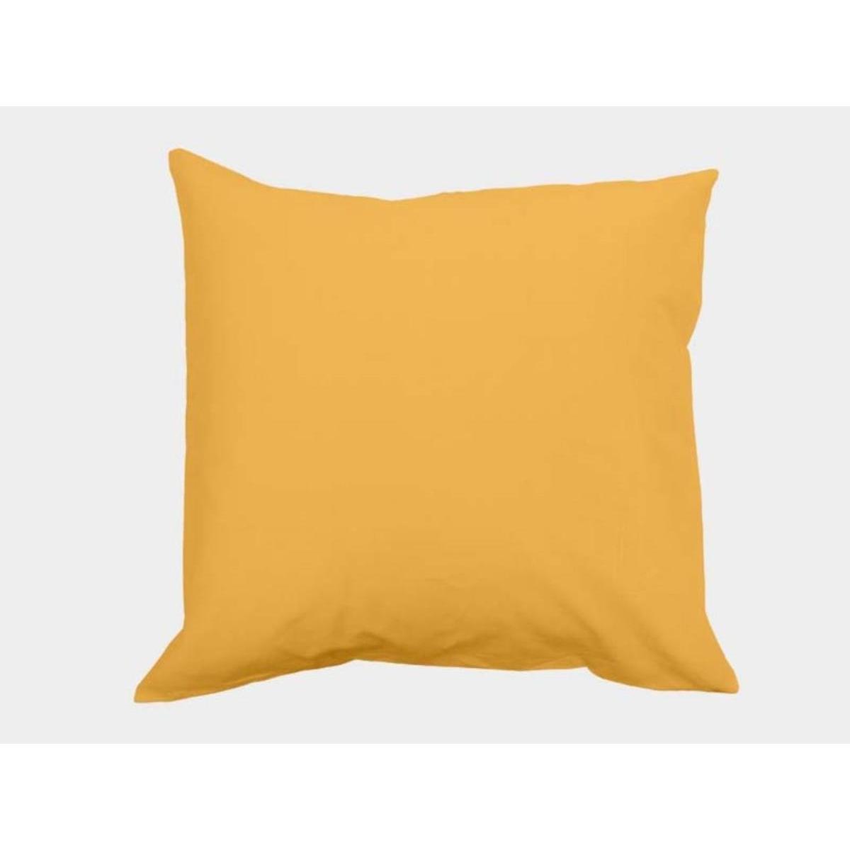 Taie d'oreiller - 65 x 65 cm - Jaune