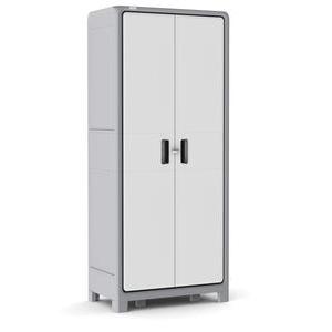 Armoire haute Optima Wonder - L 78.2 x H 183 x l 46.6 cm - Gris