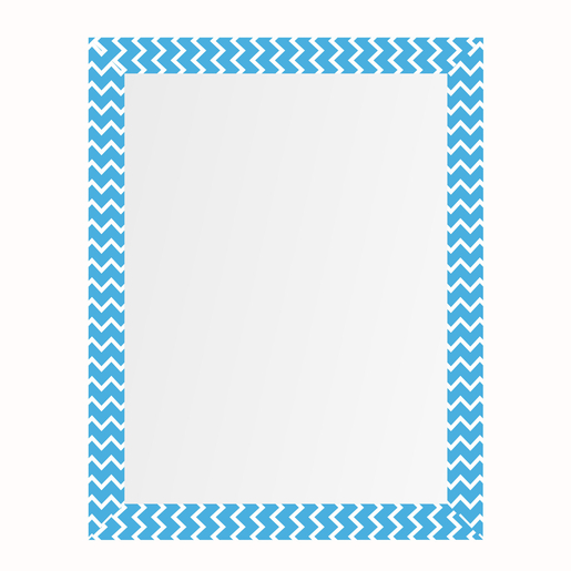 Miroir Mural Style Graphique 35 X H 45 Cm Differents Coloris