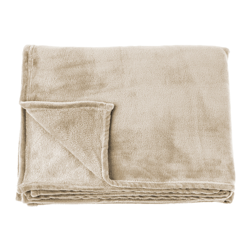 Couverture en flanelle - 220 x 240 cm - Beige Couverture en flanelle - 220 x 240 cm - Beige
