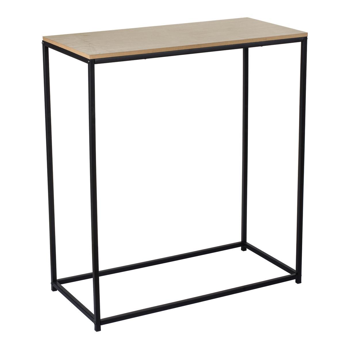 Console Milo - 75 x 35 x 84 cm - Noir Console Milo - 75 x 35 x 84 cm - Noir