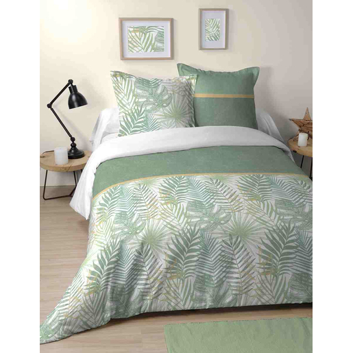 Housse De Couette Camo Feuillage 240 X 220 Cm Linge De Lit