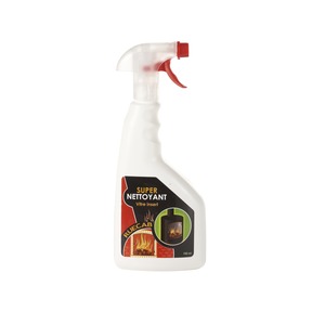 Spray nettoyant vitre d'insert pour cheminée - 750 ml - Multicolore