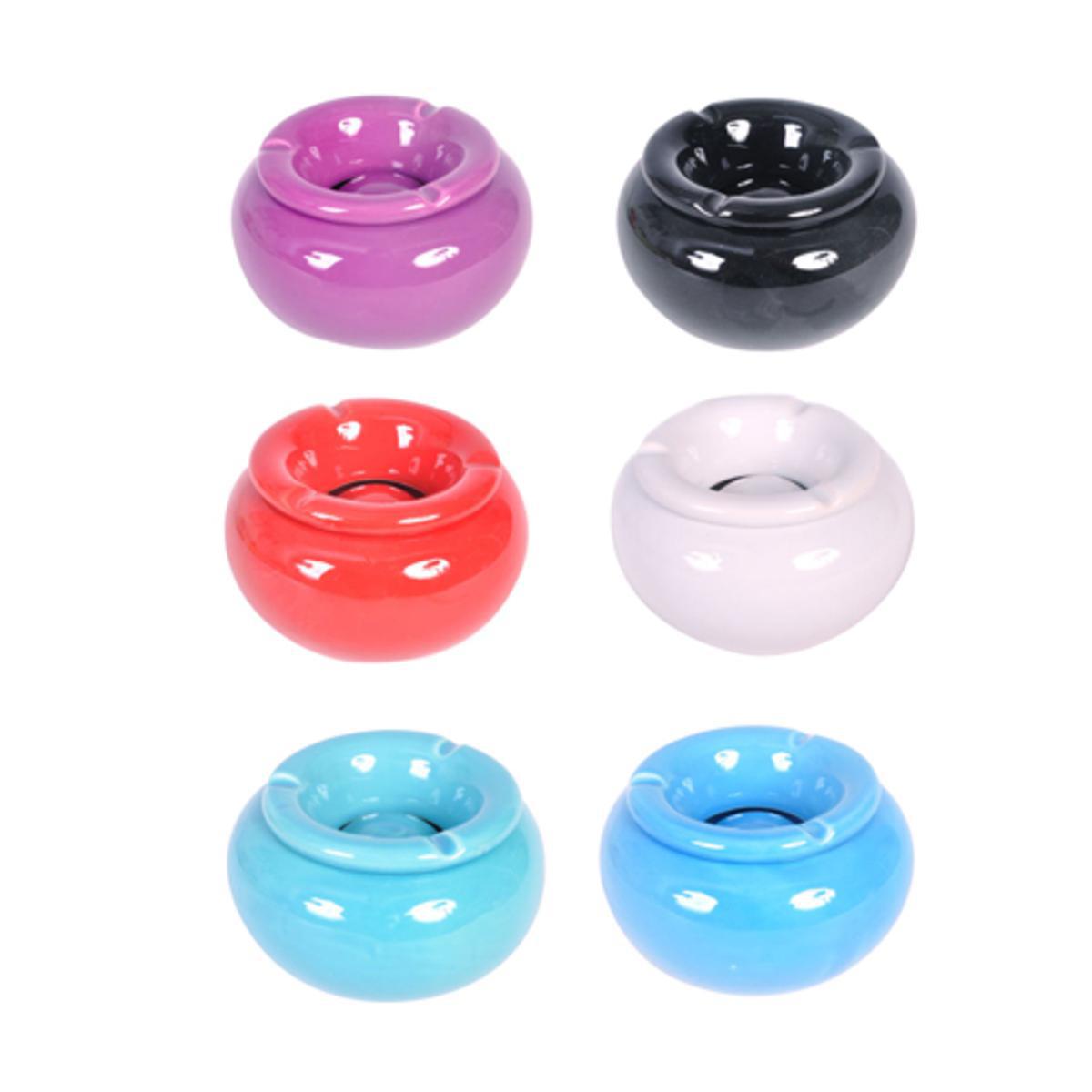 cendrier marocain en ceramique multicolore objets deco la foir fouille